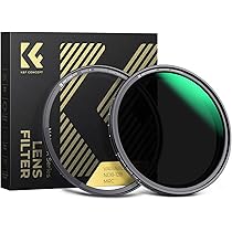 Amazon | K&F CONCEPT 82mm マグネット可変NDフィルターND8-ND128 X状